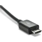 GRATEQ 85031 Micro-USB-kaapeli, 2.25 m, musta
