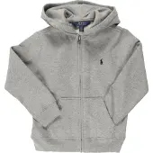 Ralph Lauren Puuvilla Fleece Vetoketjullinen Huppari Dark Sport Heather 5 years (US 6) Harmaa 117-123 cm Pojat