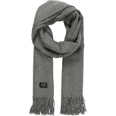 Jack & Jones Jacsolid Woven Scarf - Grey - ONE SIZE