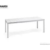 Nardi Rio Ruokapöytä 140/210x85 cm White