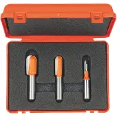 Cmt Jyrsinteräsarja round nose; 1/2'' (12,7 mm); 3 osat
