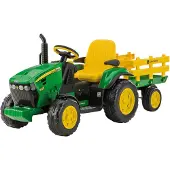 Peg-Pérego Peg Perego John Deere Ground Force Sähkötraktori + Perävaunu