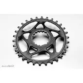 AbsoluteBLACK Round Cannondale Hollowgram Direct Mount Chainring Musta 30t