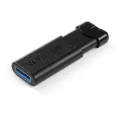 Verbatim Store 'n' Go Pin Stripe USB-asema - 256 Gt - musta