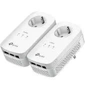 TP-LINK TL-PA8030P KIT - Starter Kit - verkkovirtasovitin - GigE, HomePlug AV (HPAV), HomePlug AV (HPAV) 2.0 - seinään asennettava