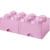 LEGO Säilytyslaatikko 8, Vaaleanpunainen
