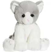 Teddykompaniet Cat Friends Maja, Grey - Grey - H:23CM