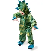 Den Goda Fen Dinosaur Costume - Green - 110