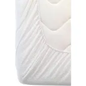 AeroMoov SafeSleep Muotoonommeltu Aluslakana Matkasänkyyn 60x110 cm, Valkoinen