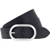 Vanzetti Vyö 'Oval 3cm' musta / hopea