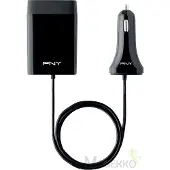 PNY The Family Car Charger 29W 4 USB-Ports