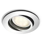 Philips Shellbark upotettu 1X4.5W spottivalo, kromi