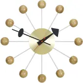 Vitra Ball Clock seinäkello, kirsikka