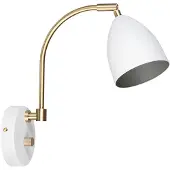 BELID Deluxe seinälamppu valkoinen, messinki