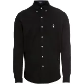 Ralph Lauren Featherweight Mesh-Lsl-Knt - Black - XS