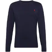 Ralph Lauren for man. 710671468024 Navy Custom Slim Fit jersey knit T-shirt (XL), Casual, Cotton, Long sleeve
