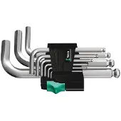 Wera Kuusiokoloavain WE05133163001; 950/9 Hex-Plus; 9 kpl.