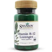 Swanson Health - B-12-vitamiini 1000 mcg, 250 imeskelytablettia
