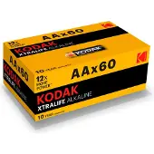 Kodak Xtralife Aa-alkaliparisto 60 Yksiköt