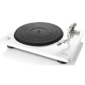 Denon DP-400 -levysoitin, valkoinen