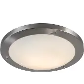 QAZQA Moderni kattovalaisin terästä 41 cm IP44 - Yuma
