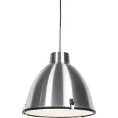QAZQA Teollinen riippuvalaisin alumiini 38 cm himmennettävä - Anteros