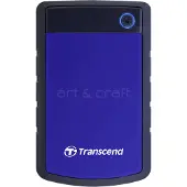 Transcend 2,5” ulkoinen kovalevy, 1TB USB 3.0, sininen