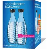 SodaStream 1047200490, Hiilihapotuspullo, Läpinäkyvä, 0,6 L, 2 kpl, CE, 205 mm