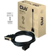 Club 3D CAC-1211 - DVI-D-HDMI-sovitinkaapeli, 2 metriä, Musta