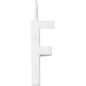 Design Letters Archetype Charm 16 mm Silver A-Z F