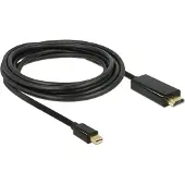DeLOCK – Cable Mini Display Port 1.1 male to HDMI-A male, full HD, black (83698)