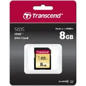 Transcend 500S 8GB SDHC muistikortti MLC NAND