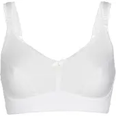 Abecita Leonarda Soft Maternity Bra White - White - 75 D