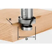 Festool Pyöristysjyrsinterä HW R5-OFK 500