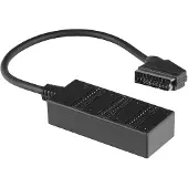 Hama SCART Splitter (SCART to 3 x SCART), 21-nastainen - SCART-adapteri/jakaja, Musta