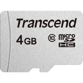 Transcend 4 GB MICROSDHC CARD, C10 - USD300S (TS4GUSD300S)