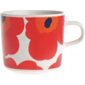 Marimekko Oiva - Unikko kahvikuppi 2 dl, valkoinen - punainen - sininen