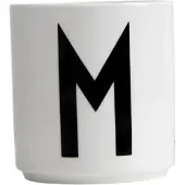 Design Letters Porcelain Cup A-Z, Æ, Ø - White - 25 CL
