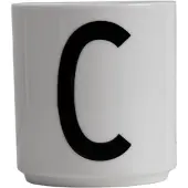 Design Letters Arne Jacobsen posliinikuppi, valkoinen, A-Z