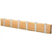 LoCa Knax vaatenaulakko 60 cm öljytty tammi-harmaa