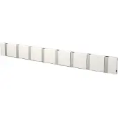 LoCa Knax vaatenaulakko 80 cm valkoinen-harmaa