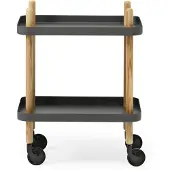 Normann Copenhagen Block tarjoiluvaunu, tummanharmaa