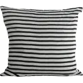 House Doctor tyynynpäällinen stripes musta-harmaa