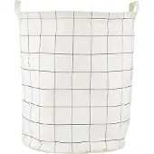 House Doctor Squares Vasketøjspose - Cream - 50X40CM