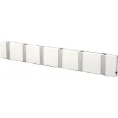 LoCa Knax vaatenaulakko 60 cm valkoinen-harmaa