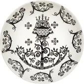 Iittala Taika syvä lautanen 20 cm, deko musta