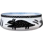 Kosta Boda - Caramba Kulho 26,5 cm Musta/Valkoinen