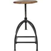 Broste Copenhagen Taburet 'Sire' - Black - ONE SIZE