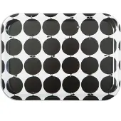Opto Design Tallyho tarjotin 27x20 cm Musta-valkoinen