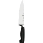 Zwilling Four Star Juhlaveitsi Kokkiveitsi 18 cm Ruostumaton Teräs Musta